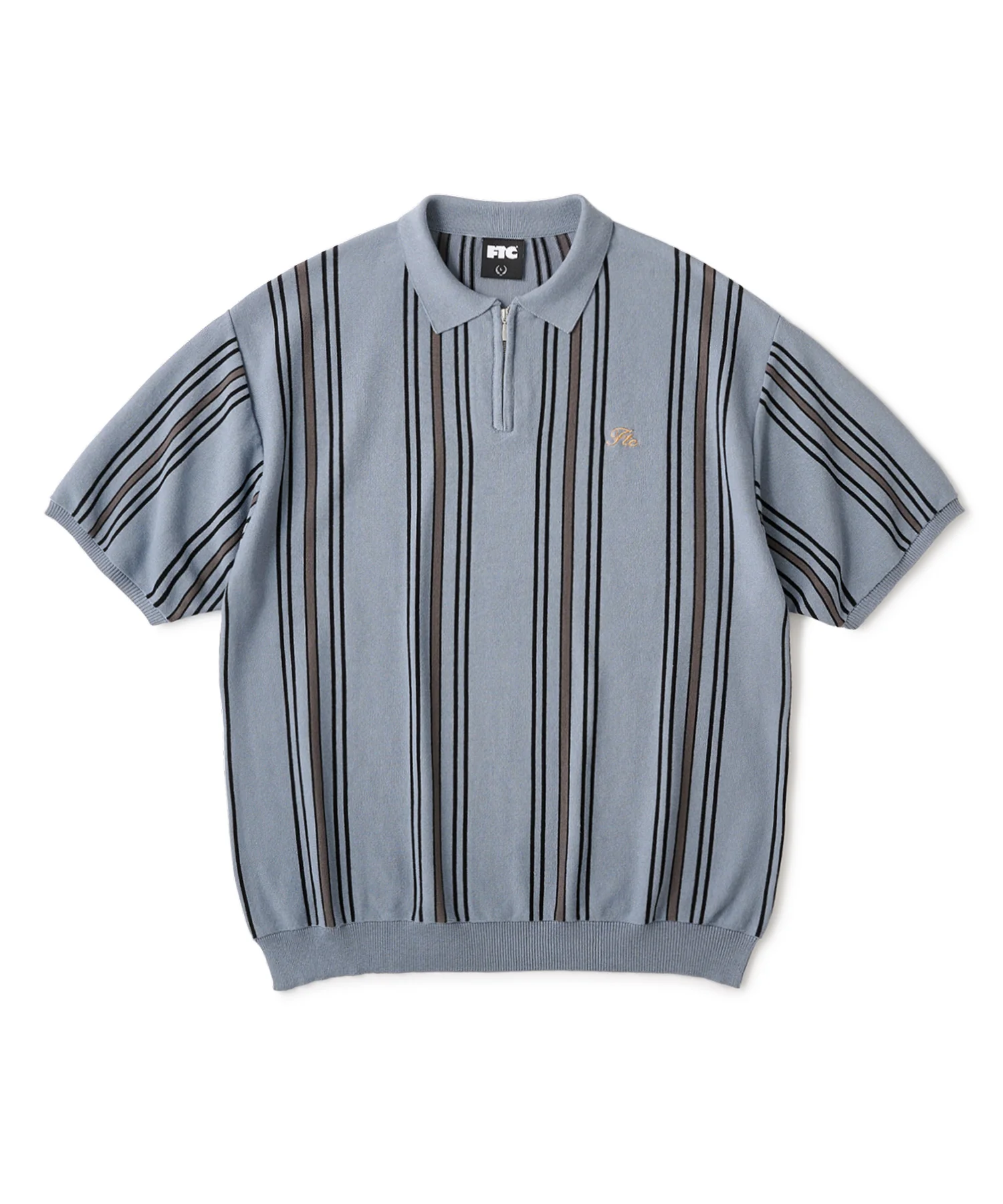 FTC STRIPE KNIT POLO - Image 6